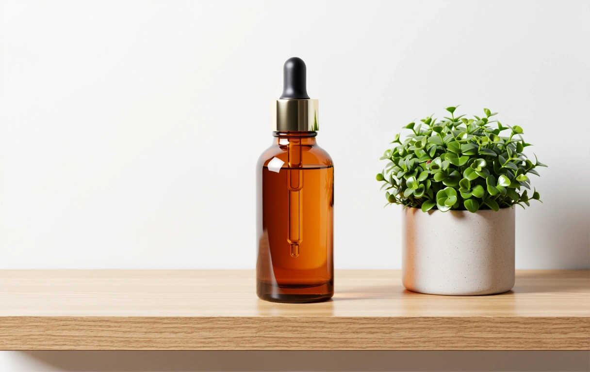 Premium skincare bottle
