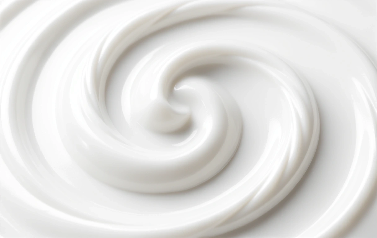 Premium moisturizing cream texture